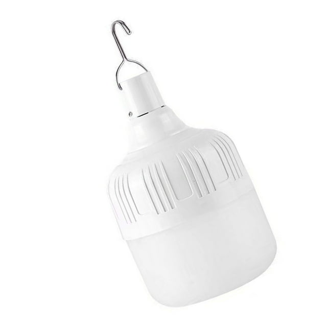 Bombilla de luz de emergencia LED bombilla de emergencia recargable de PC blanca para el mercado nocturno
