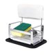 thumbnail image 2 of Stainless Steel Sink Rack for Sponge Storage with Removable Tray and Soft Feet Pads 1 Piece, 2 of 3