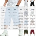 thumbnail image 3 of ZACPNCV Boys Girls Capri Sweatpants Elastic Waist Drawstring Lounge Capris Wide Leg Cropped Pants with Pockets Workout Joggers 9-10Years Gray, 3 of 9