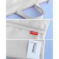 thumbnail image 3 of Bolsa con cremallera Pendancy de 35 x 28 cm, resistente al agua, ideal para herramientas, carpetas ligeras, organizador de documentos, neceseres y almacenamiento de accesorios., 3 of 5