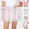 thumbnail image 3 of Khunlpohl Girl's Knitted Shorts Printed Elastic Waisted Wide Legs Short Pant Summer Casual Cute Loose Outdoor Pants 1-12 Years, 3 of 6