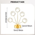thumbnail image 5 of DOLITY 5 Branch Family Tree Picture Frame Holder Elegant for Paper Note Memo Labels Gold, 5 of 5