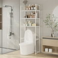 thumbnail image 3 of 3-Layer Over-Toilet Storage Unit - Heavy Duty Bathroom Shelf System (152x54.5x27.7cm), 3 of 6