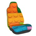 thumbnail image 1 of Wukai Colorful Building Blocks Full Set Car Seat Covers with Soft Padding Universal Auto Front Seats Protector and Cushion Mat, 1 of 5