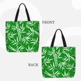 thumbnail image 2 of Balery Bamboo Bolsa de Mano para Mujeres con Cremallera, Bolsa de Gimnasio con Compartimentos, Bolsa para Laptop, Bolsa para Trabajo, 2 of 7