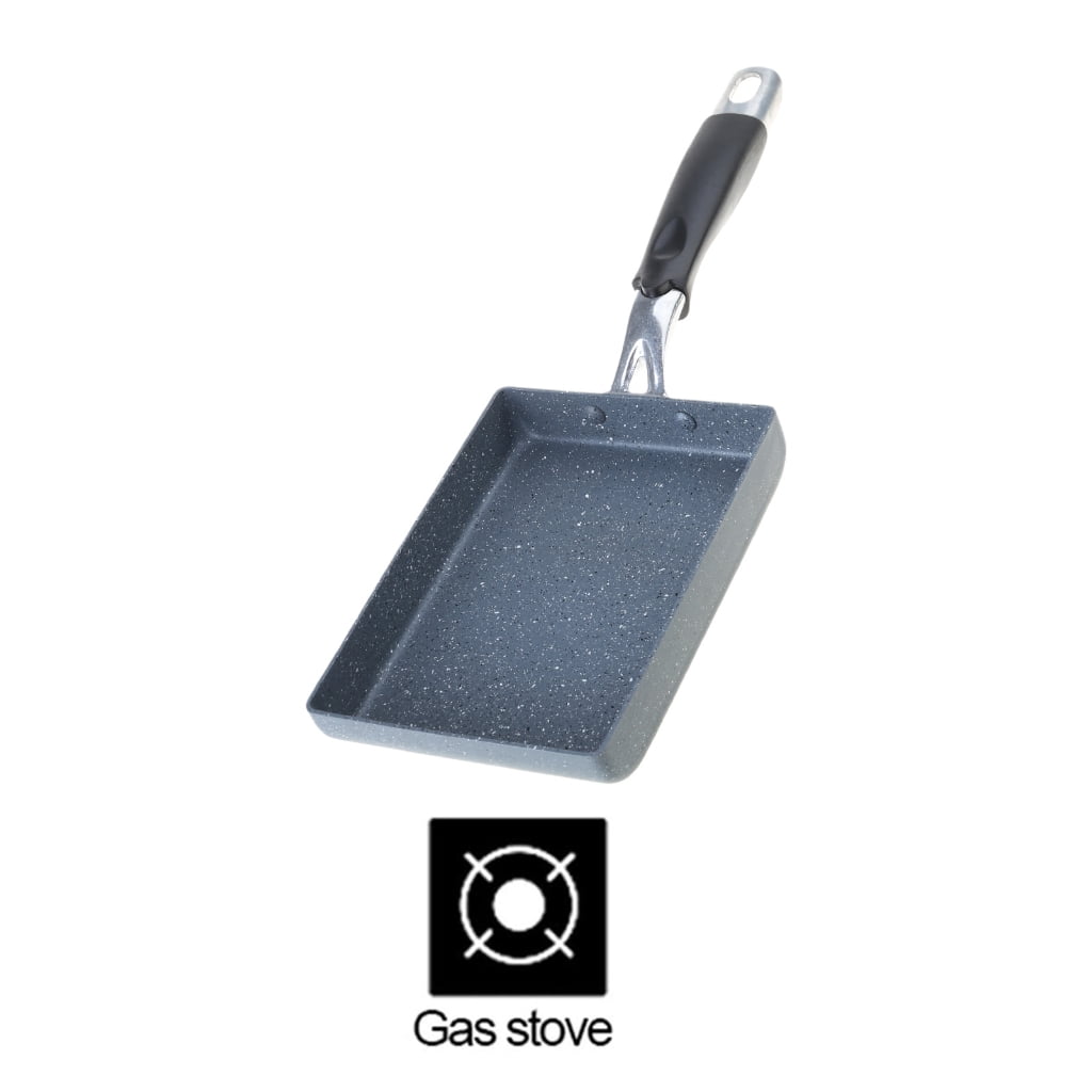 Geemin Square Fry Pan Steak Pot Non Stick Stainless Steel Material Wok Pan with Handle for Home Induction Electric Gas Cooktop