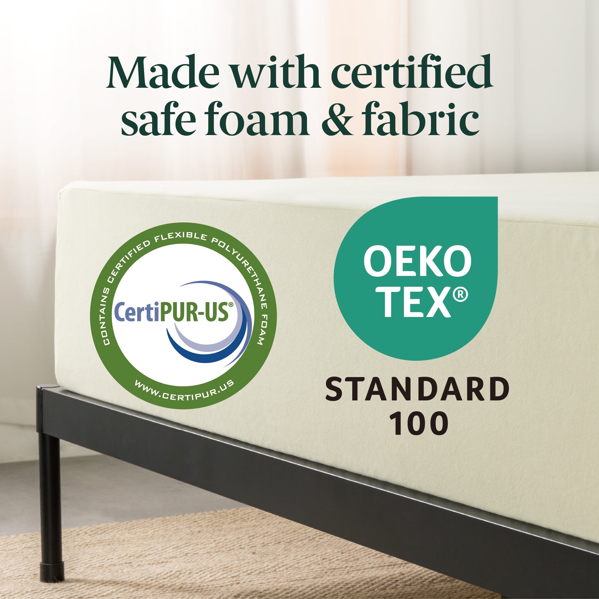 Zinus Gel Airflow 6" Tight Top Memory Foam Mattress CertiPUR-US Certified, Twin