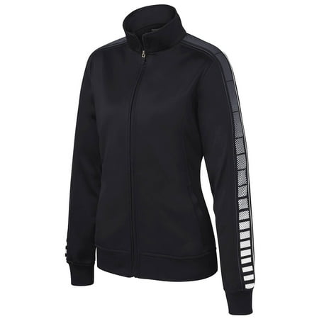 Brooks Track Jacket - Sport Tek Women's Comfortable Tricot Track Jacket