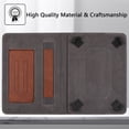 thumbnail image 3 of Universal Case for 9.6-10.5 inch Tablet, GSFY Stand Folio Protective Cover for 9.6/9.7/10/10.1/10.2/10.5 inch Touchscreen Tablet with Multiple Viewing Angles Document Card Pocket - Brown, 3 of 7