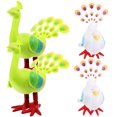 thumbnail image 3 of 4 Pcs Jouet à Remonter Paon Divertissement Jouet Intéressant Animal de Dessin Animé Jouet à Remonter, 3 of 8