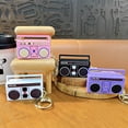 thumbnail image 3 of Recordable Keychain Vintage Mini Tape Recorder with Playback Function Classic Retro Design Personalized Voice Message Gift for Friends and Family, 3 of 6