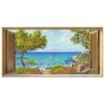 thumbnail image 1 of Finestra sul mare-Paper Art-62"x32", 1 of 1