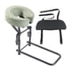 thumbnail image 4 of Reposacabezas de masaje para cama, almohada facial de esponja, portátil, versátil, ergonómico. Verde, 4 of 9