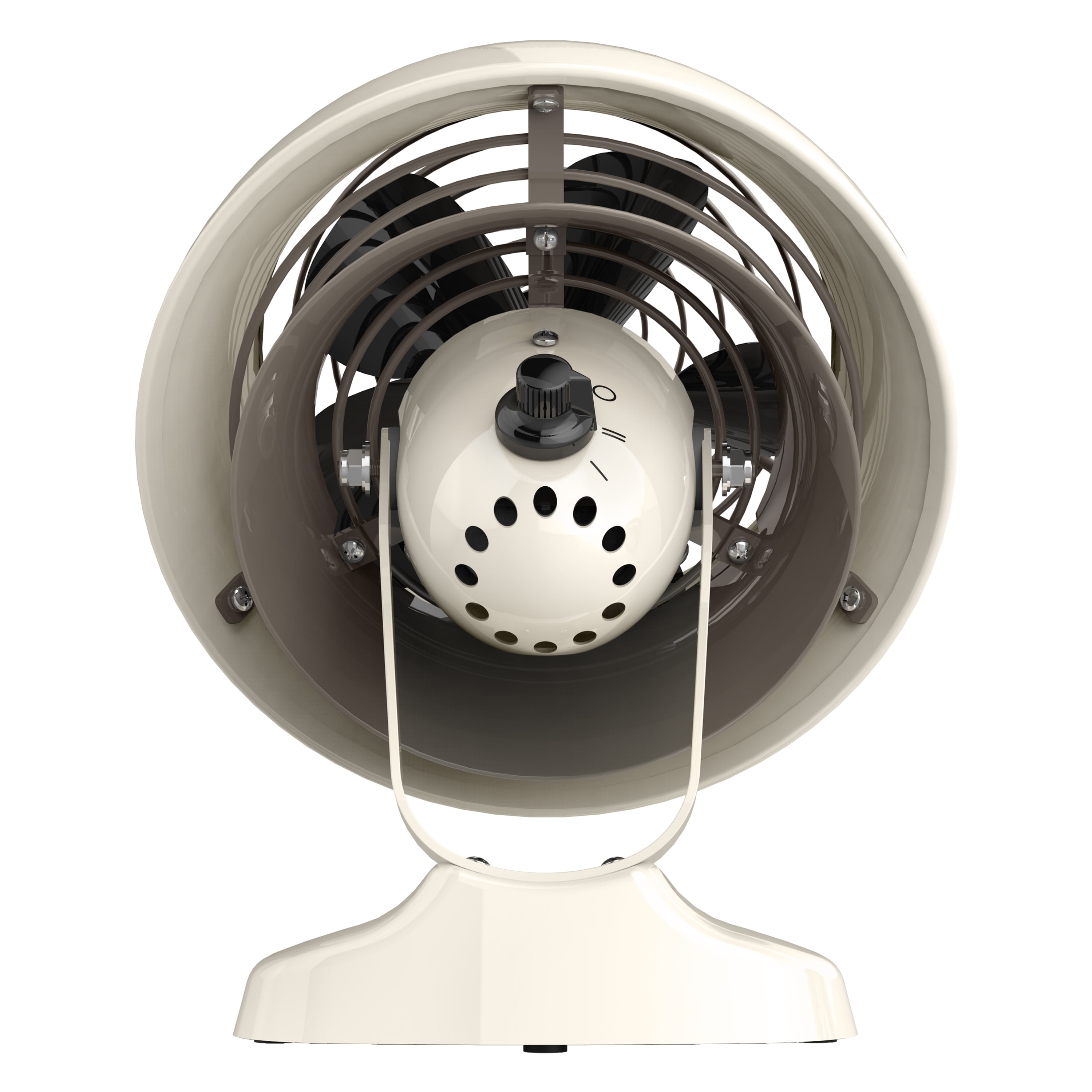 Vornado VFAN Mini Classic Vintage Fan for Desk & Office, 2 Speed, Retro Fan, Vintage White