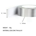 thumbnail image 1 of Weighted Golf Club Lead Tape Lead Sheet Self-Adhesion Various Styles To Add Swing Weight For Golf Club Tennis Racket Iron Putter 1pcs 30g lead tape, 1 of 6