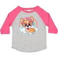 thumbnail image 3 of Inktastic Corgi Dog Lover Rainbow Girls Toddler T-Shirt, 3 of 5