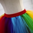 thumbnail image 5 of EHRWE Skirts For Women Rainbow Tutu Skirt Layered Skirt Girls Colorful Tutu Skirt For Party, 5 of 7