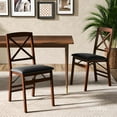 thumbnail image 2 of Costway 2 Pack Folding Dining Chairs Foldable Chairs with PVC Padded Seat & High Backrest, 2 of 10