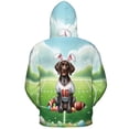 thumbnail image 2 of Happy Easter Hello Spring German Shorthaired Pointer Playing Football All Over Print 3D Hoodie Unisex Merch Hoodies GSP Lover Dog Gift - 13003, 2 of 6