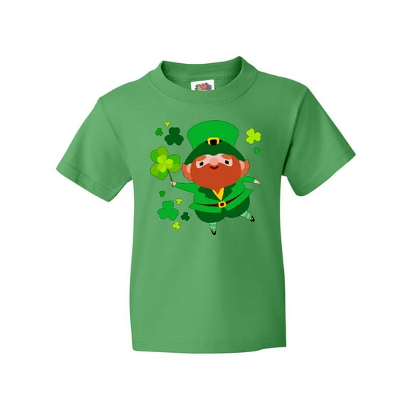Inktastic Cute Leprechaun for St. Patrick's Day Youth T-Shirt