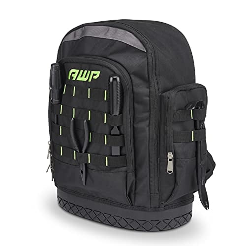 Mochila AWP Extreme Resistente poliéster base moldeada impermeable 23 bolsillos herramientas