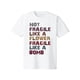 thumbnail image 1 of Camiseta de cuello redondo con estampado de letras para mujer, camiseta informal de moda con cuello redondo para uso diario, vacaciones, ropa de calle, ropa de mujer para todas las estaciones., 1 of 6