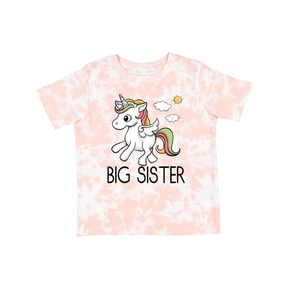 Inktastic Big Sister Unicorn Girls Toddler T-Shirt