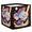 Multicolor 6, variant on CURLYOOT Lovely Elephant Cube Storage Bin, 13 x 13 x 13 Storage Cube Bins for Organizing, Fabric Foldable Baskets with Handles for Closet, Shelves, Clothes