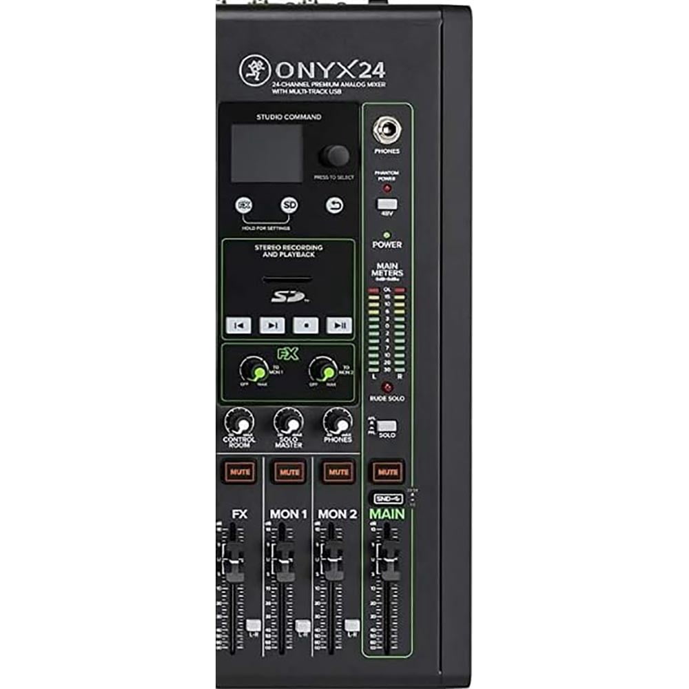 Mackie Onyx24 24-Channel Premium Analog Mixer with Multi-Track USB