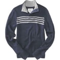thumbnail image 1 of Aeropostale suéter Henley de 3 botones para hombre, azul, XX-Large, 1 of 1