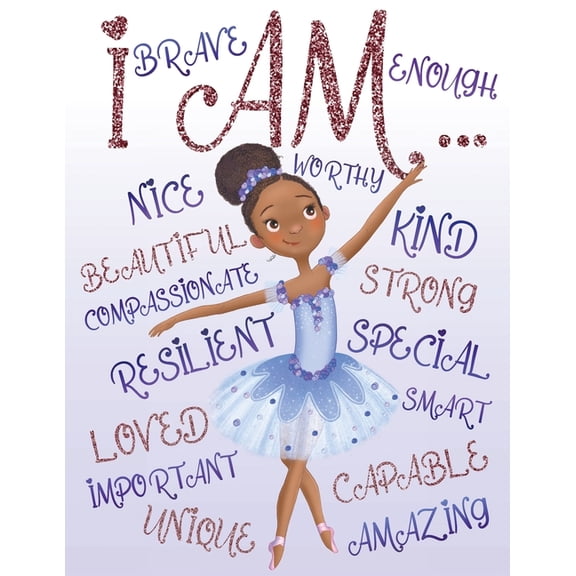 Black Girl Books with Positive Affirmati I Am: Positive Affirmations Coloring Book for Young Black Girls African American Children Books, (Paperback)