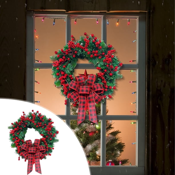 Decoraciones navideñas, adornos navideños, regalos navideños, dulces navideños, corona de árbol de Navidad, cinta de dulces, corona de dulces, decoración navideña para puerta de entrada, anillos colga