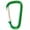 Green, variant on 100 pcs - 1-7/8 inch Silver Aluminum Carabiner D Shape Round Edge, Keychain Clip, Spring Snap Key Chain Clip Hook