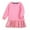 Pink, variant on ANINEO Girl's Solid Color Dress Sweater Cute Fashion Casual Dress