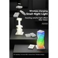 thumbnail image 2 of LED Bedside Table Lamp Wireless Charger Night Light Ambient Light RGB, 2 of 5