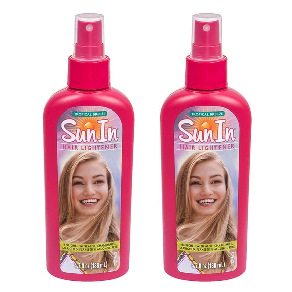 Sun In Hair Lightener, Tropical Breeze, Alcohol-Free, 4.7 oz (2 Pack)