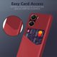 thumbnail image 2 of KAIYANG Funda de tela con textura para vivo V29e (global) 5G/Y200 (India) 5G, venta al por mayor, estilo C vivo Y200 (India) 5G, color rojo, 2 of 4