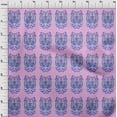 thumbnail image 3 of oneOone Polyester Lycra Fabric Leaves & Floral Artistic Printed Craft Fabric BTY 56 Inch Wide, 3 of 4