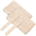 thumbnail image 4 of MLINS Wood Craft Sticks with Holes for DIY Projects and Treats 100pcs Beige Color Durable Wooden Popsicle Sticks, 4 of 7