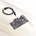 thumbnail image 3 of MasteelfCA PCIe to 1394 3 Ports Firewire Expansion with Low Profile Bracket and Cable for Desktop PC, 3 of 7
