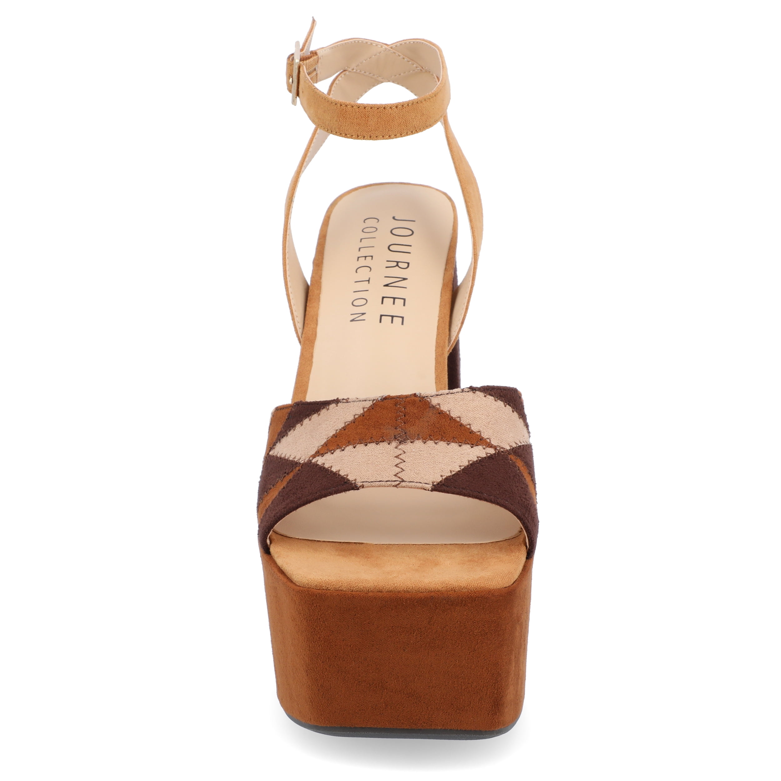 Journee Womens Asherby High Heel Platform Sandals