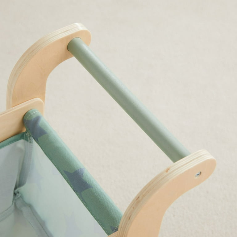 Asweets Wooden Shopping Cart and Baby Walker Push Toy