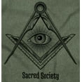 thumbnail image 2 of Illuminati Compass Secret Society Men's Graphic T Shirt Tees Brisco Brands S, 2 of 6