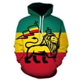 thumbnail image 3 of Sudadera con capucha con estampado 3D de la bandera de Etiopía y el emblema del león para hombre, ropa informal de calle, sudaderas con capucha de manga larga, 3 of 5