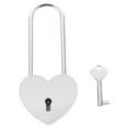thumbnail image 1 of 1PC en Forme de Coeur Cadenas Mariage Voyage Fournitures Cadenas, 1 of 6
