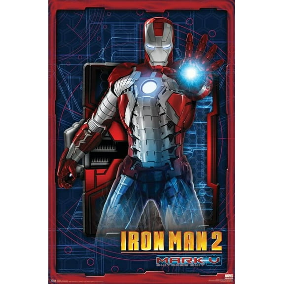Marvel Cinematic Universe - Iron Man 2 - Briefcase Armor Wall Poster, 22.375" x 34"