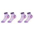 thumbnail image 4 of Greeniant Calcetines al aire libre Mujeres Hombres Elástico Camping Senderismo Pesca Calcetines que absorben la humedad, rojo y morado claro y M rojo y morado claro METRO 2piezas, 4 of 6