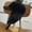 Black, variant on Earflap Cap Female Bomber Hat Thick Warm Soft Fleece Russian Hat Lady Solid Snow Ski Trapper Cap Women Autumn Winter Hat