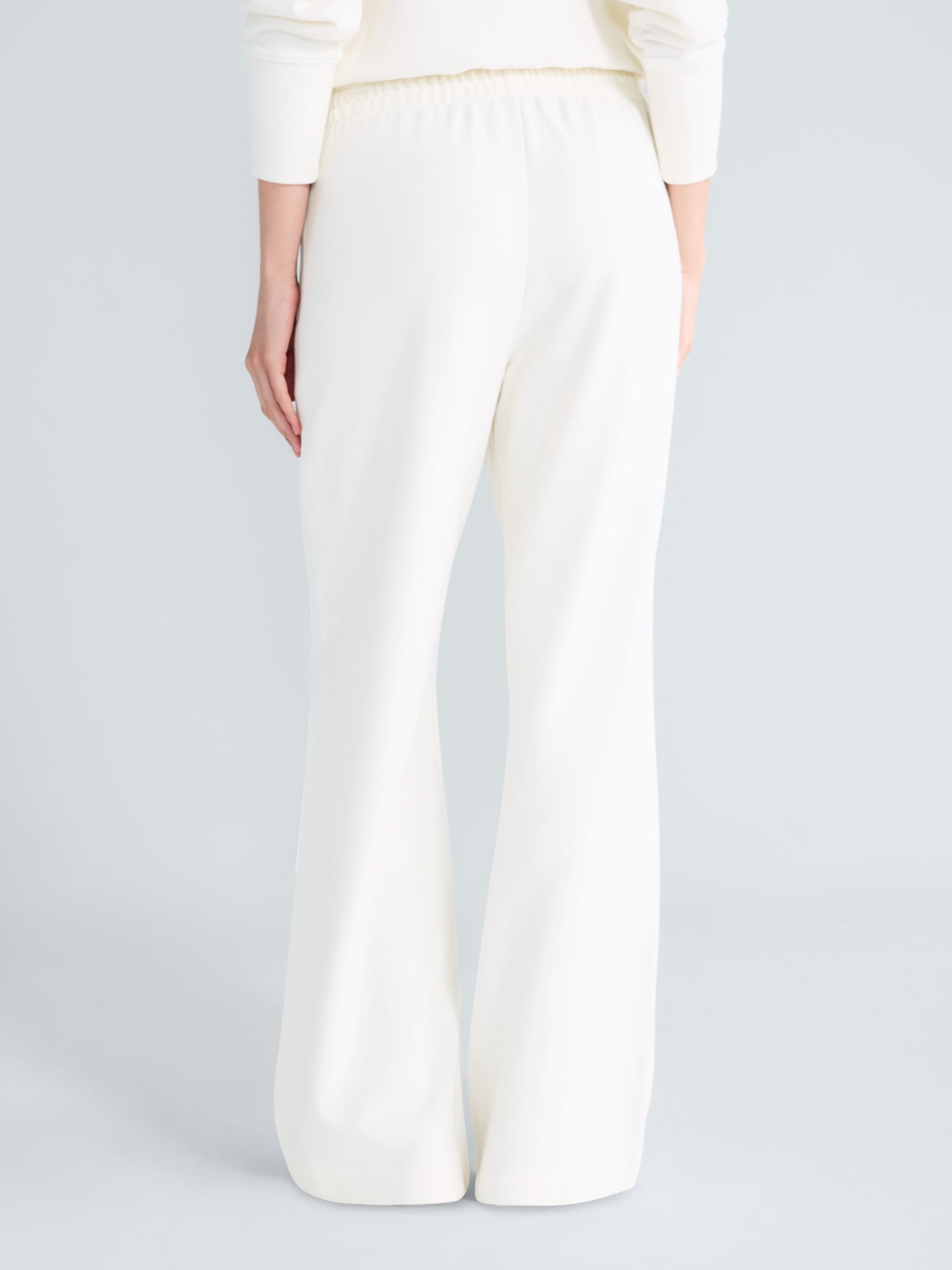Free Assembly Women's and Women's Plus Wide Leg Sueded Terry Sweatpants, 30" Inseam, Sizes XS-4X