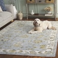 thumbnail image 3 of Safavieh Hamilton Finnian Oriental Polyester Area Rug, Blue/Gold, 5'3" x 7'6", 3 of 11